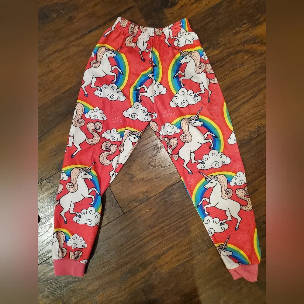 🌻 3/$20 Deal!! Magical Unicorn Kids Pajama Set - Pink